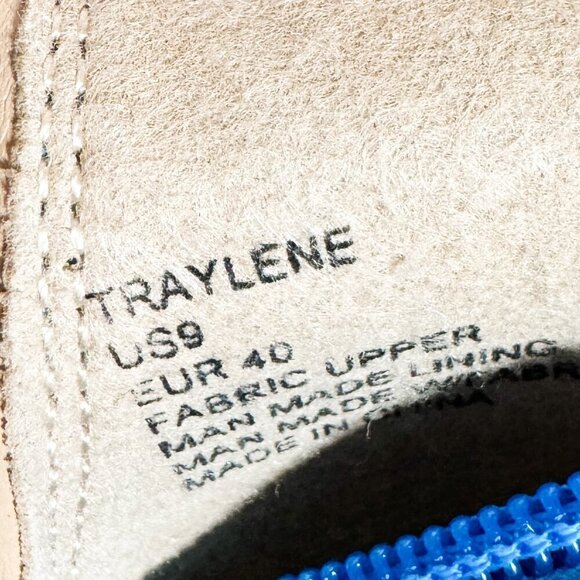 JustFab Traylene Blue Strappy High Heels Women's Size 9 - Picture 7 of 7